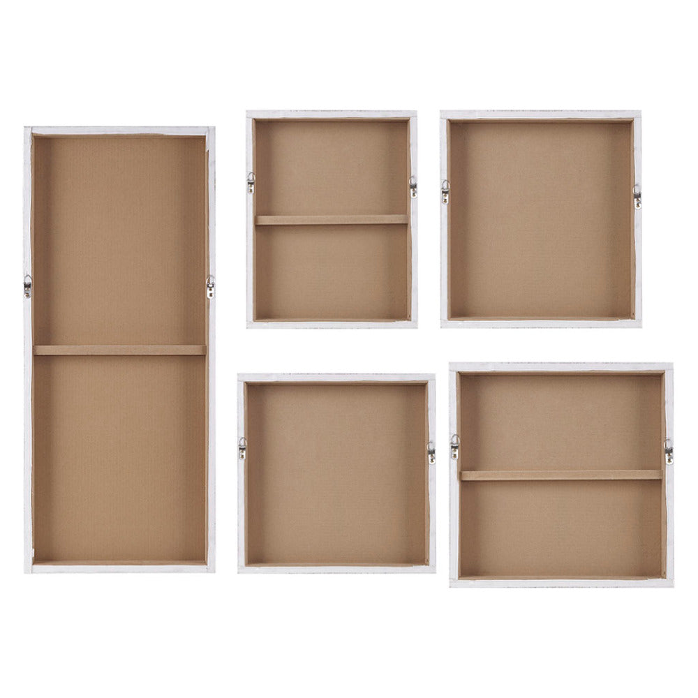 Hand Embellished Abstract 5-piece Gallery Canvas Wall Art Set