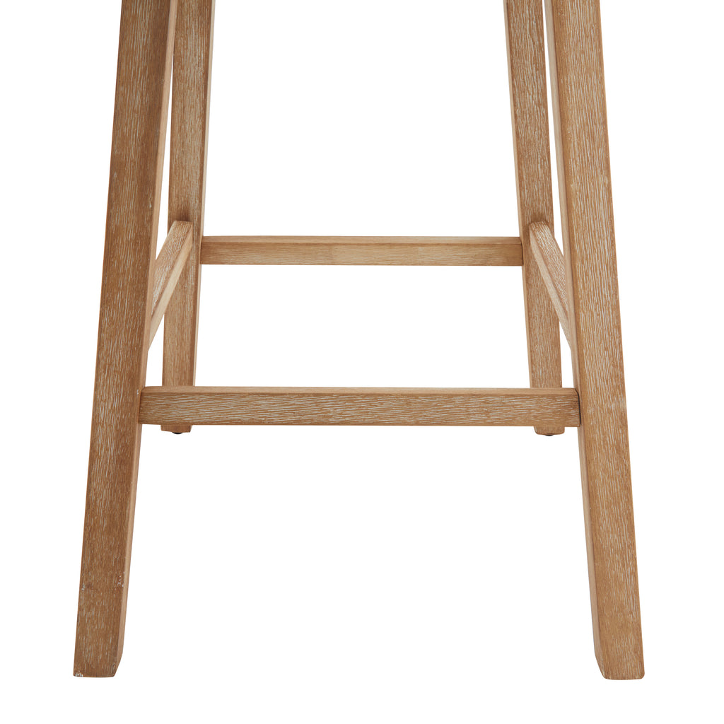 33.25" Swivel Counter Stools Set of 2, Upholstered Counter Height Bar Stools with Solid Rubber Wood Frame, Backrest, Footrest, Armless Barstools for Home Bar, Kitchen Counter, Natural + Beige