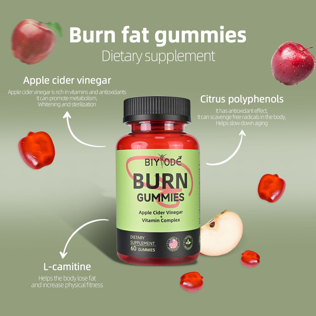 Apple Cider Vinegar Fudge Apple Cider Vinegar Gummies Keto Foreign Trade Factory Cross Border