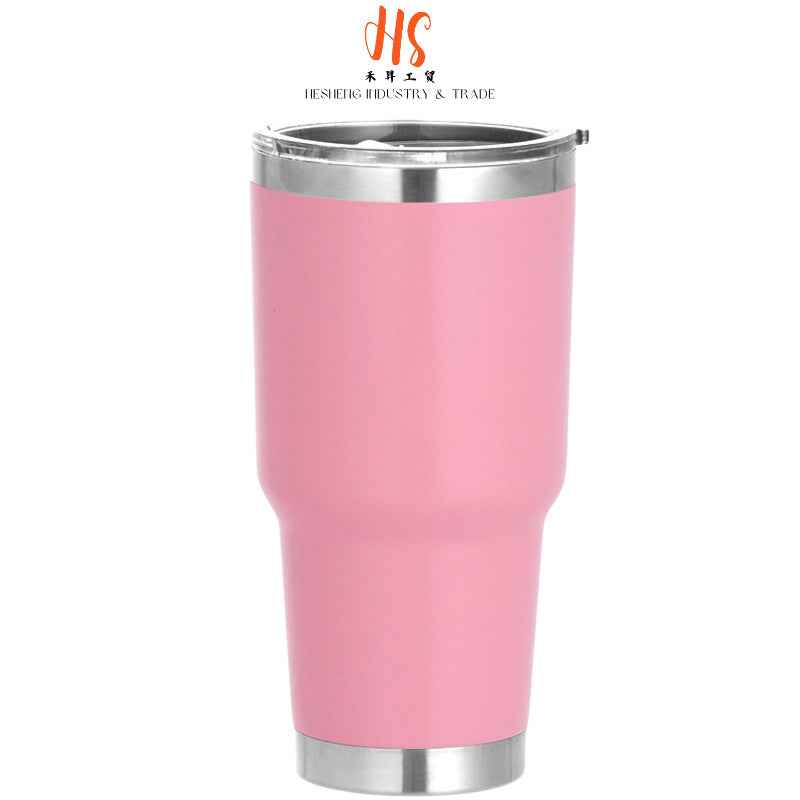 30oz Insulated Straw Tumbler — Double-Wall Vacuum 304 Stainless Steel Car Cup | 18 Colors