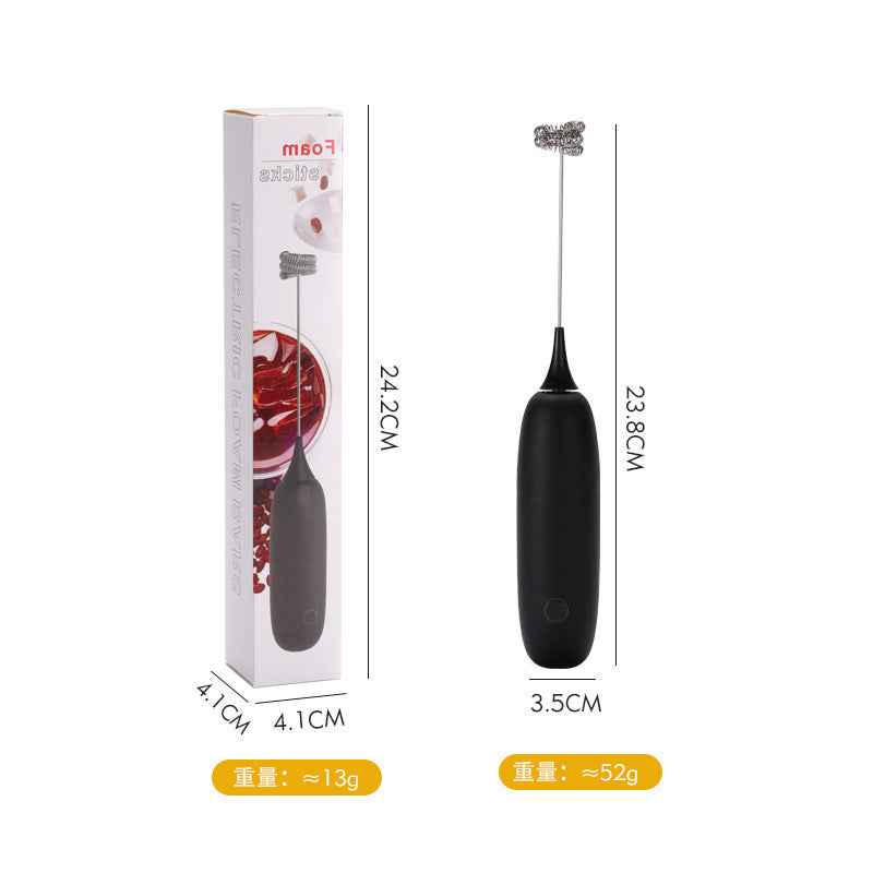Electric Handheld Milk Frother — Portable Foam Maker for Coffee, Lattes & Matcha