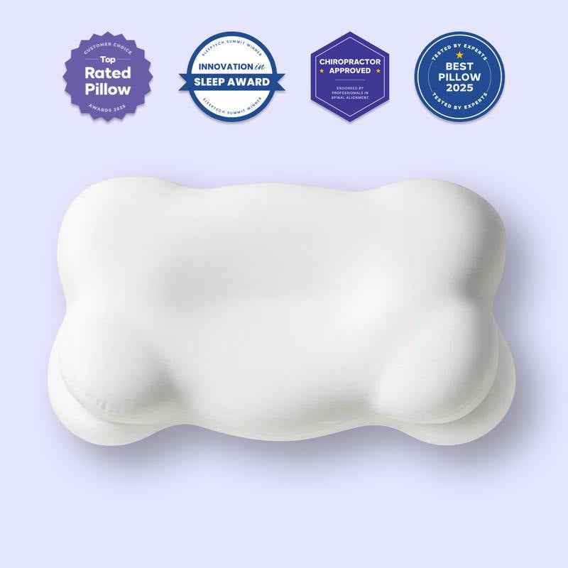 Cloud Wing Memory Foam Pillow — Ergonomic Neck & Spine Support Pillow for Side Sleepers
