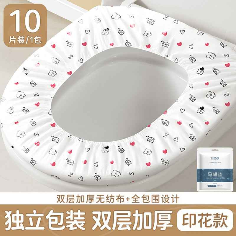 Disposable Toilet Seat Covers — Waterproof Portable Cushion for Travel, Hotels & Maternity