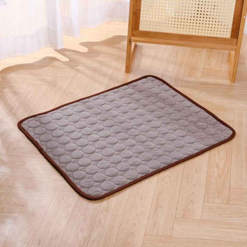 Ice Silk Pet Cooling Mat — Breathable Summer Sleep Mat & Cat Nest for Dogs & Cats
