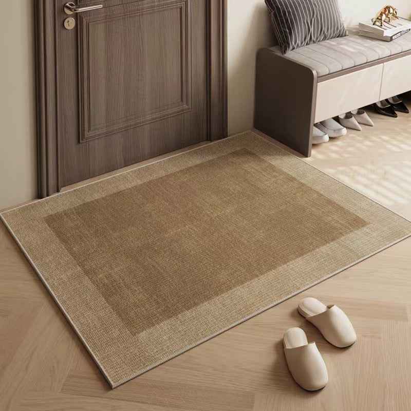 Luxury Velvet Entrance Mat — Cuttable Anti-Slip Door Mat for Porch & Entryway