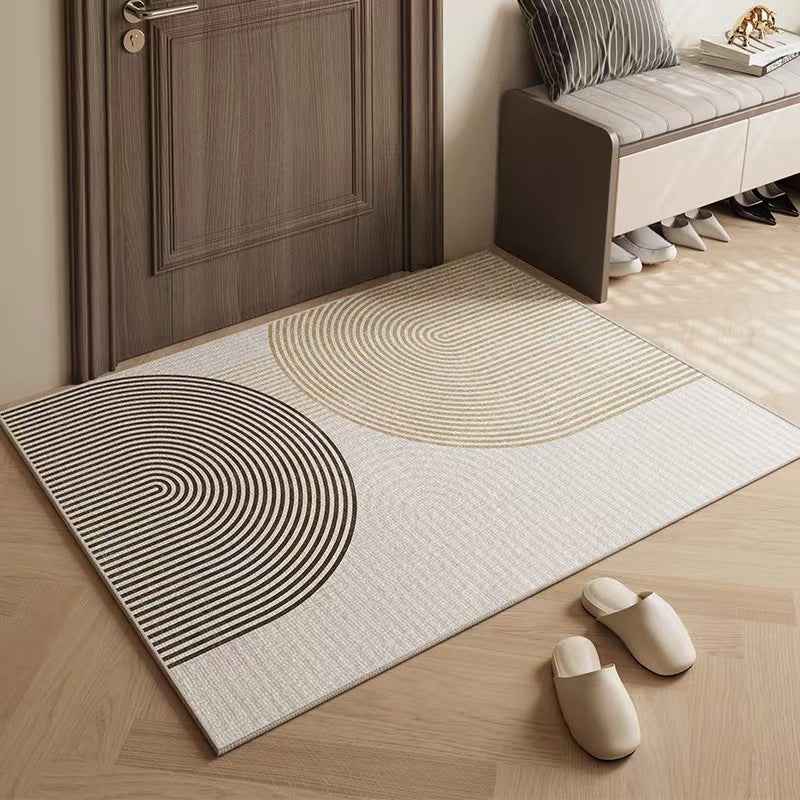 Luxury Velvet Entrance Mat — Cuttable Anti-Slip Door Mat for Porch & Entryway