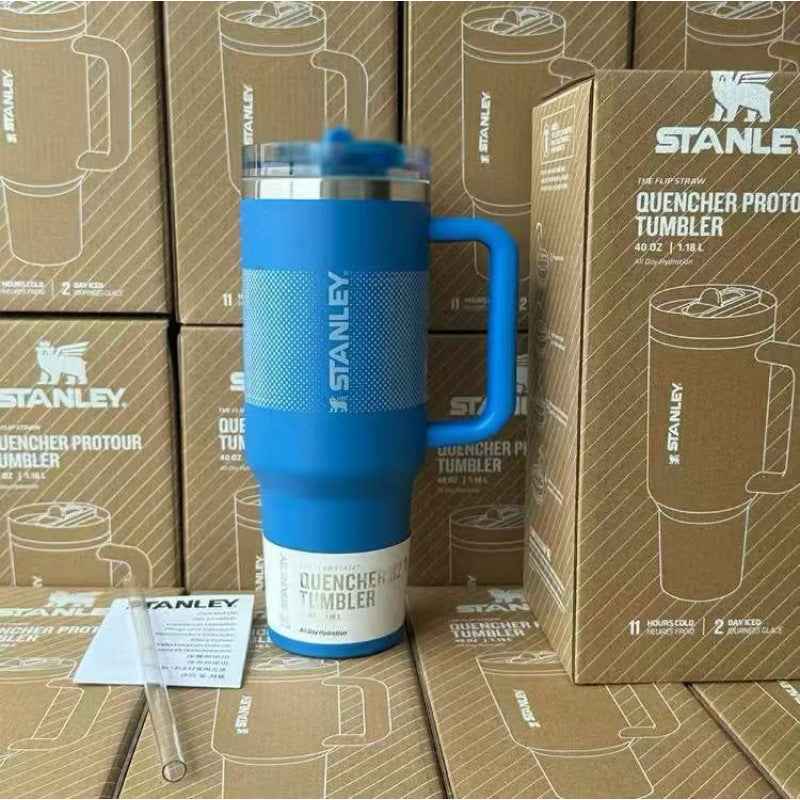 Large Capacity Foldable Straw Tumbler — Stainless Steel Cup with Removable Lid | 21 Colors