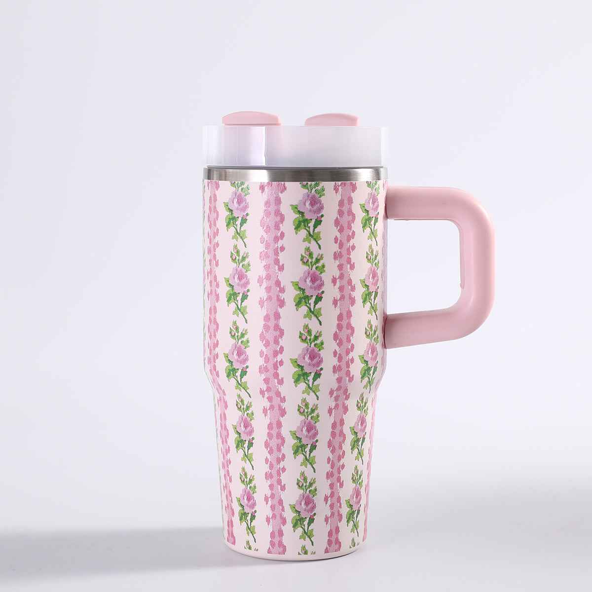 Insulated Tumbler with Handle — 304 Stainless Steel Car Cup | 40oz & 14oz | 6 Colors