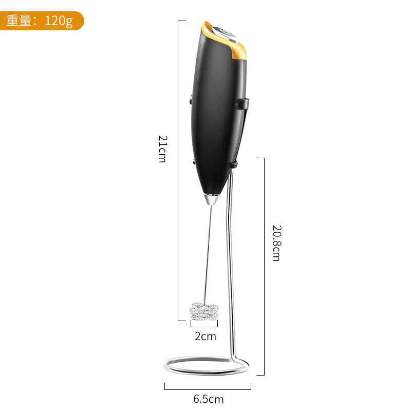 Electric Handheld Milk Frother — Portable Foam Maker for Coffee, Lattes & Matcha