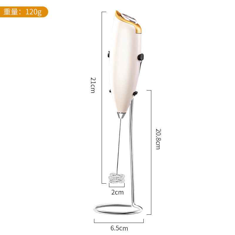 Electric Handheld Milk Frother — Portable Foam Maker for Coffee, Lattes & Matcha
