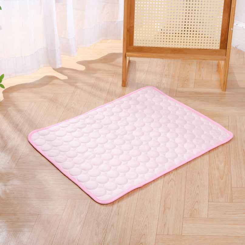 Ice Silk Pet Cooling Mat — Breathable Summer Sleep Mat & Cat Nest for Dogs & Cats