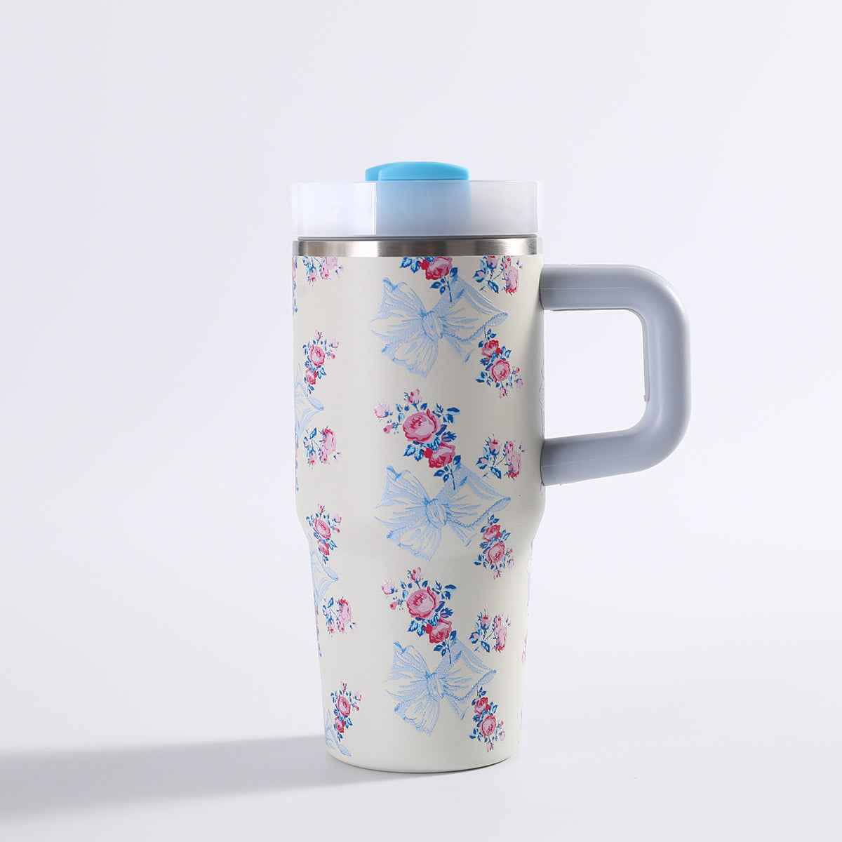 Insulated Tumbler with Handle — 304 Stainless Steel Car Cup | 40oz & 14oz | 6 Colors
