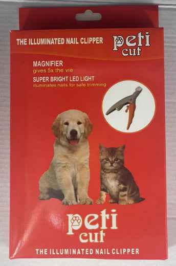 LED Pet Nail Clipper — Built-In Light Nail Trimmer for Cats & Dogs
