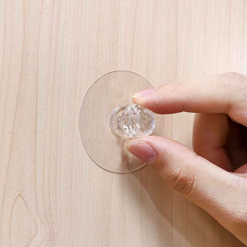 Adhesive Suction Cup Cabinet Handle — No-Drill Self-Adhesive Handle for Drawers, Sliding Doors & Glass