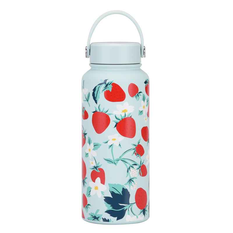 1L Wide-Mouth Insulated Water Bottle — Vacuum Sports Bottle for Women | 100+ Colors