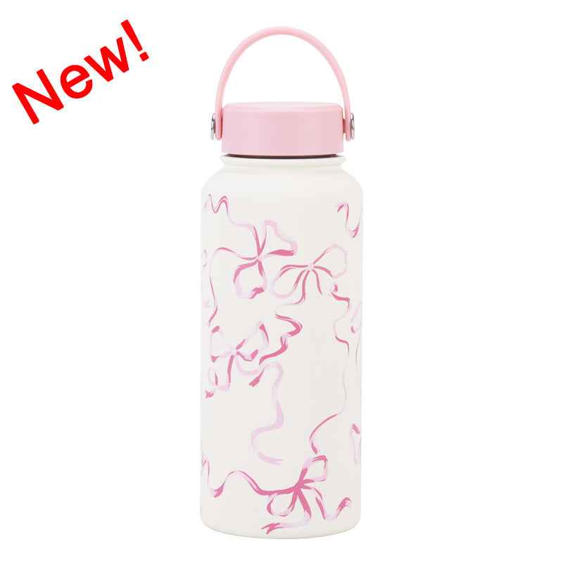 1L Wide-Mouth Insulated Water Bottle — Vacuum Sports Bottle for Women | 100+ Colors