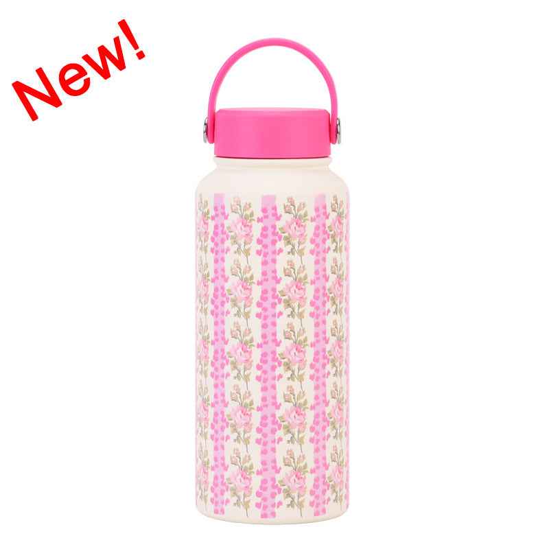 1L Wide-Mouth Insulated Water Bottle — Vacuum Sports Bottle for Women | 100+ Colors