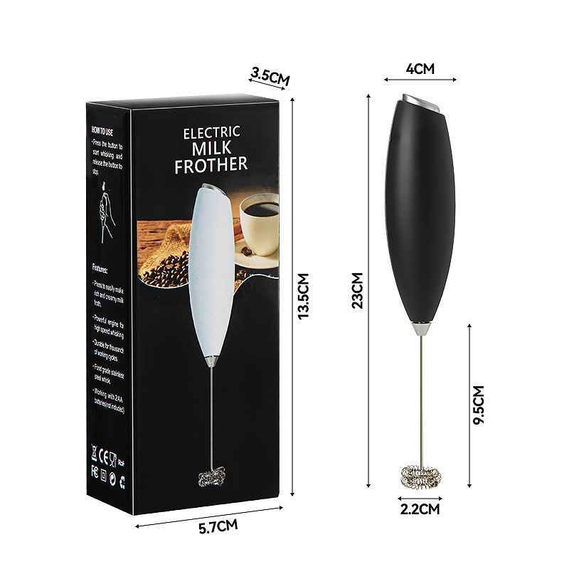 Electric Handheld Milk Frother — Portable Foam Maker for Coffee, Lattes & Matcha
