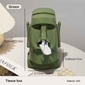 Stone Statue Tissue Box Holder — Luxury Creative Spring-Lift Facial Tissue Dispenser