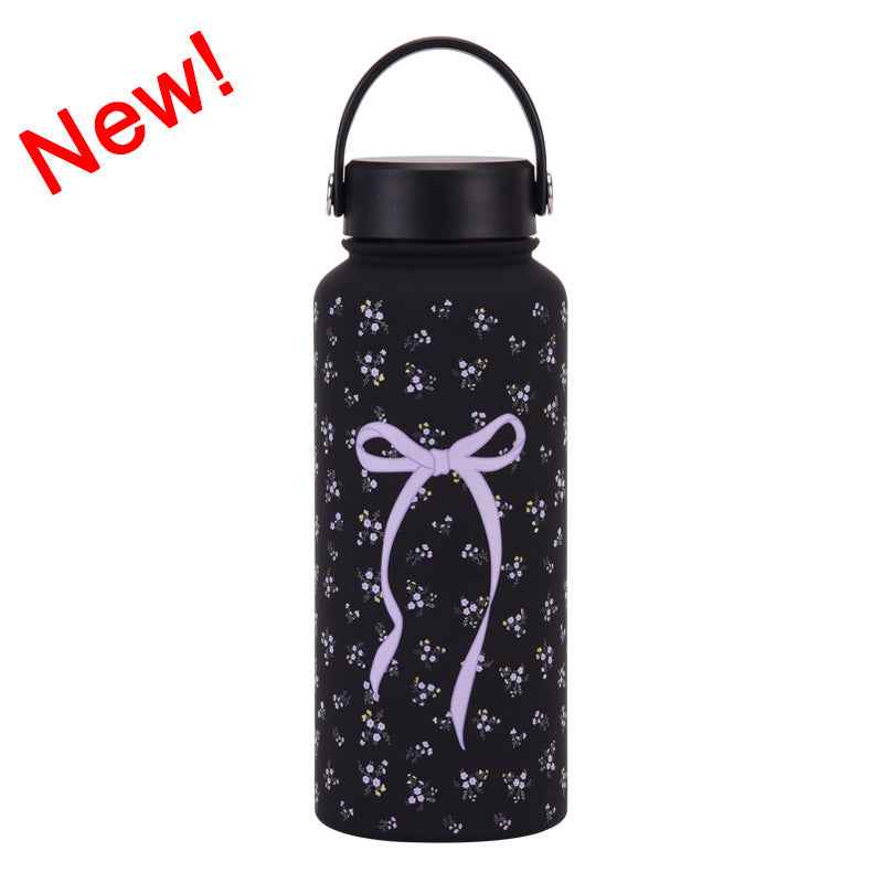 1L Wide-Mouth Insulated Water Bottle — Vacuum Sports Bottle for Women | 100+ Colors