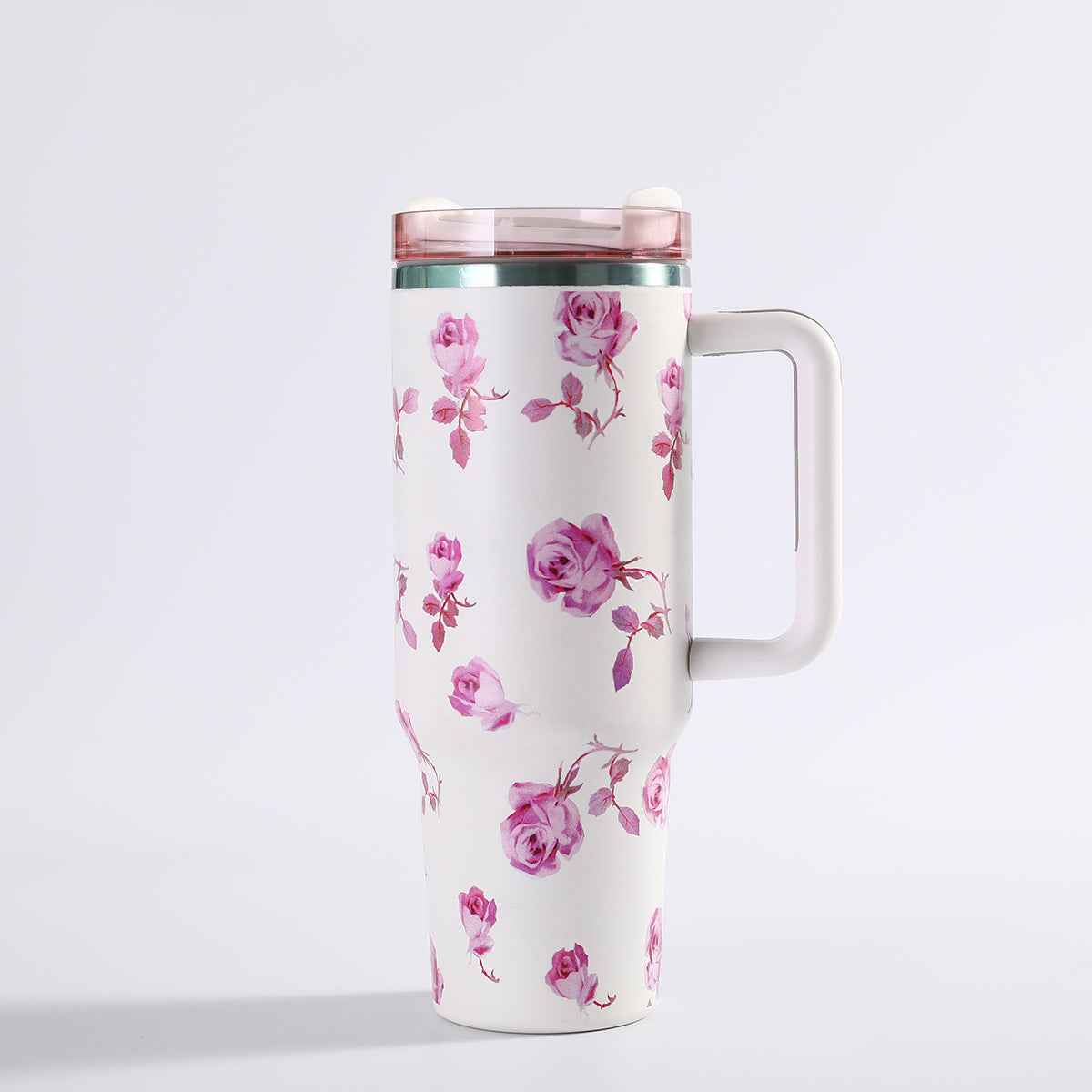 Insulated Tumbler with Handle — 304 Stainless Steel Car Cup | 40oz & 14oz | 6 Colors