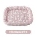 Pastoral Ice Silk Pet Cooling Nest — Summer Cool Mat & Cat Nest for Dogs & Cats