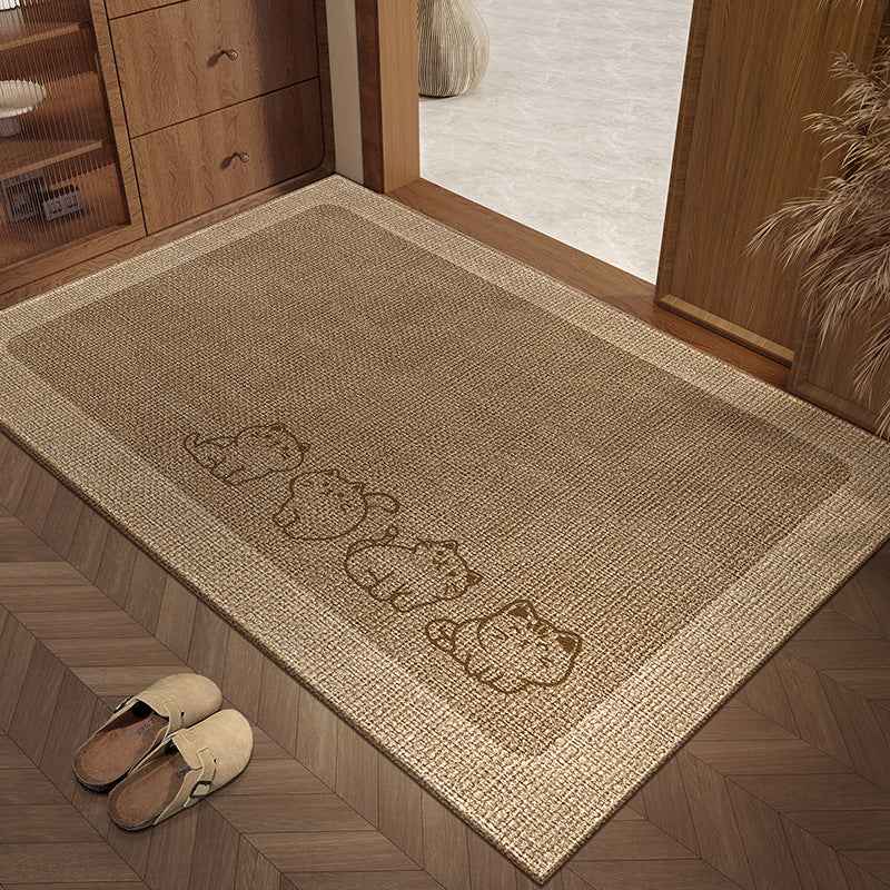 Polyester Door Mat — Dust-Absorbing Dirt-Resistant Indoor Entrance Foot Mat