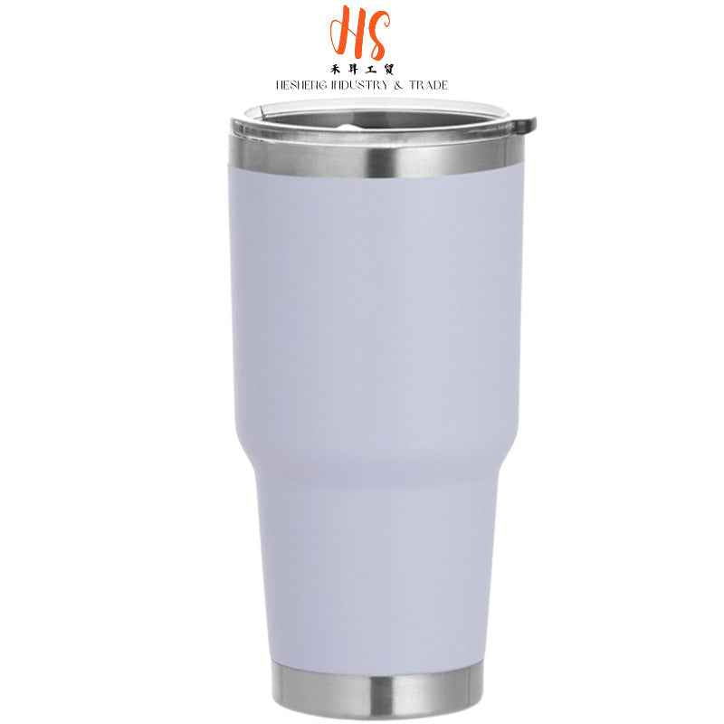 30oz Insulated Straw Tumbler — Double-Wall Vacuum 304 Stainless Steel Car Cup | 18 Colors