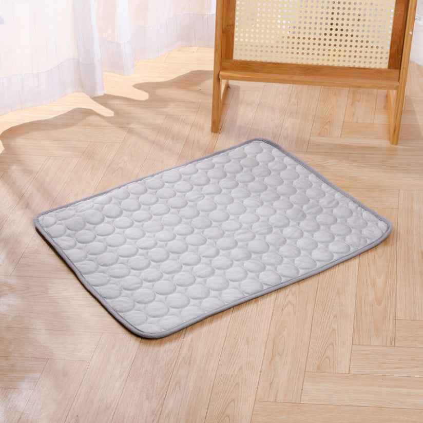 Ice Silk Pet Cooling Mat — Breathable Summer Sleep Mat & Cat Nest for Dogs & Cats