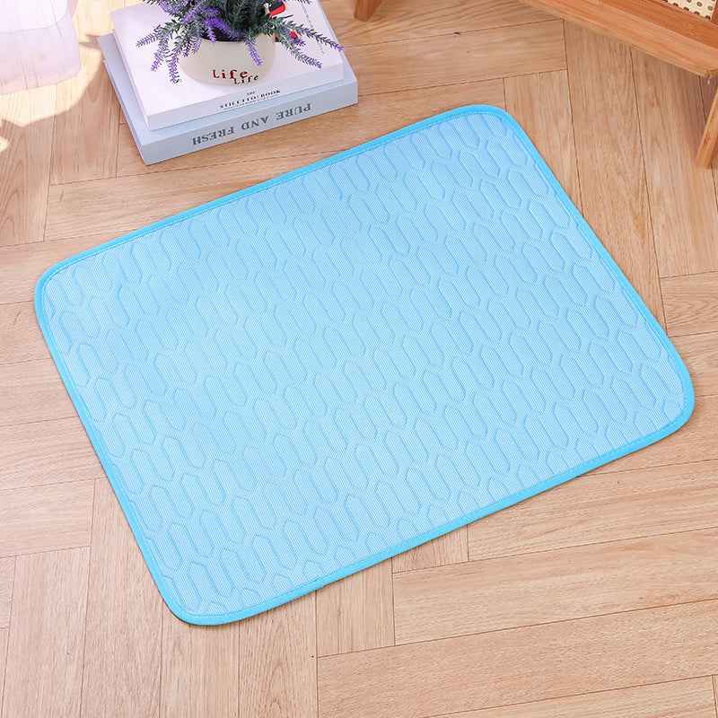 Ice Silk Pet Cooling Mat — Breathable Summer Sleep Mat & Cat Nest for Dogs & Cats