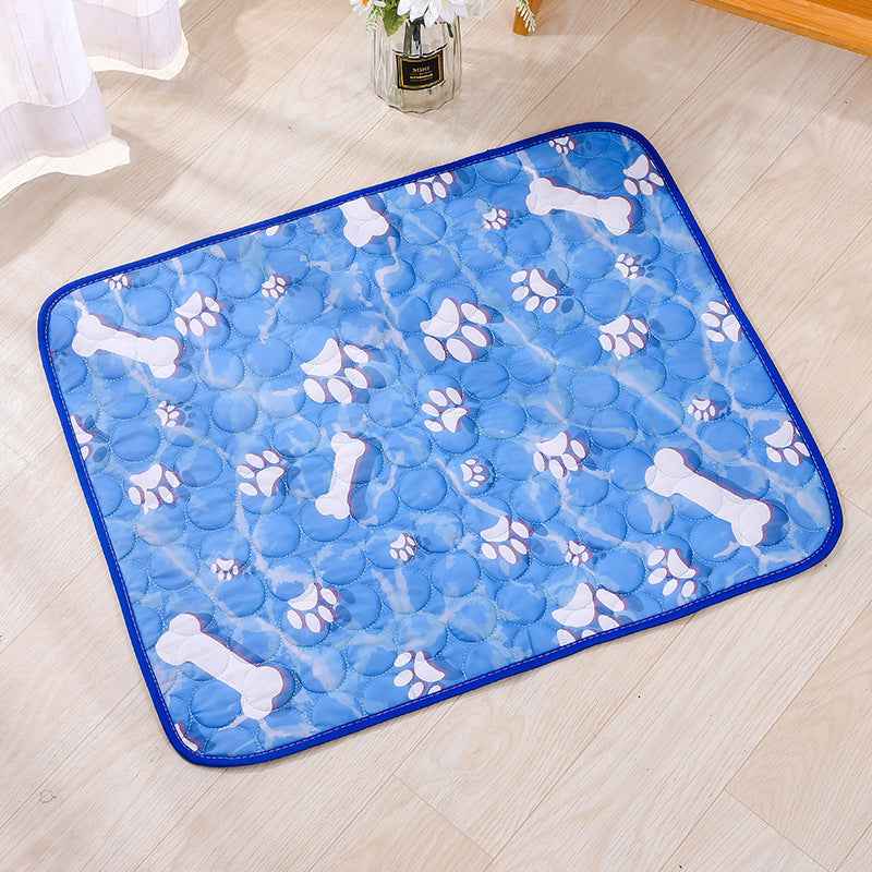 Ice Silk Pet Cooling Mat — Breathable Summer Sleep Mat & Cat Nest for Dogs & Cats