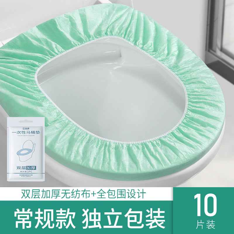 Disposable Toilet Seat Covers — Waterproof Portable Cushion for Travel, Hotels & Maternity