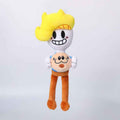 Anime Yellow Hair Boy Plush Toy — Soft Stuffed Doll for Kids & Anime Fans