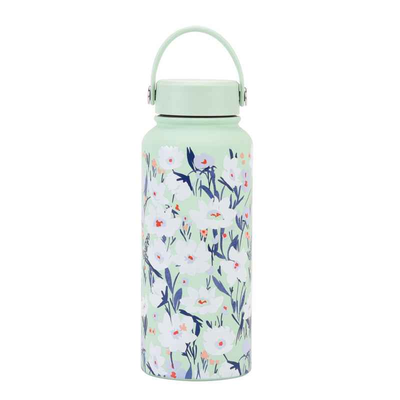 1L Wide-Mouth Insulated Water Bottle — Vacuum Sports Bottle for Women | 100+ Colors