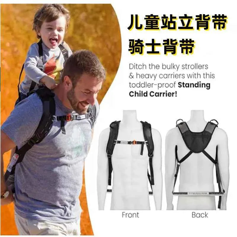 Children's Standing Hip Carrier Sling — Hands-Free Toddler Carrier for Hiking & Travel