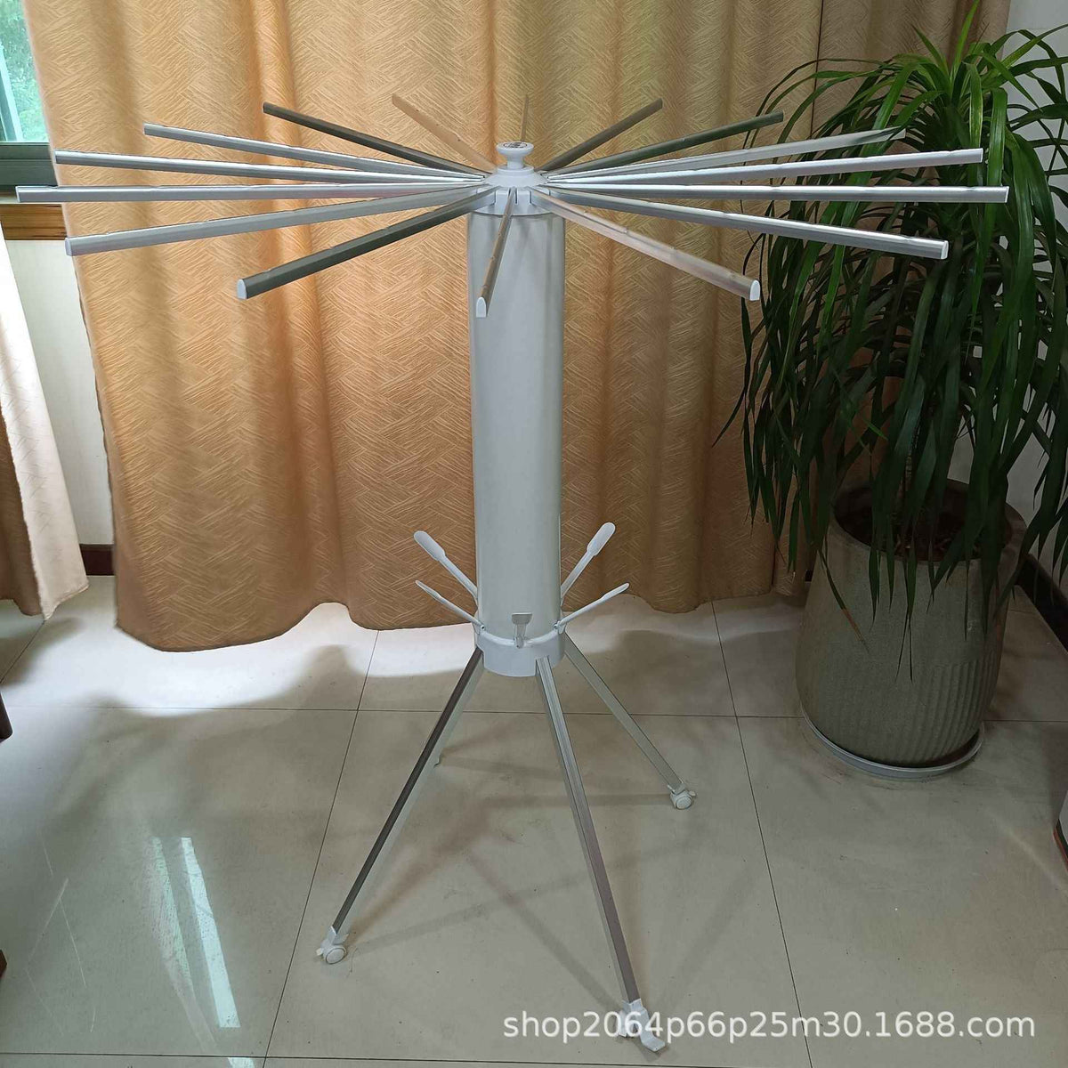 Foldable Octopus Clothes Drying Rack — Telescopic Floor-Standing Rack for Balcony & Outdoor Use