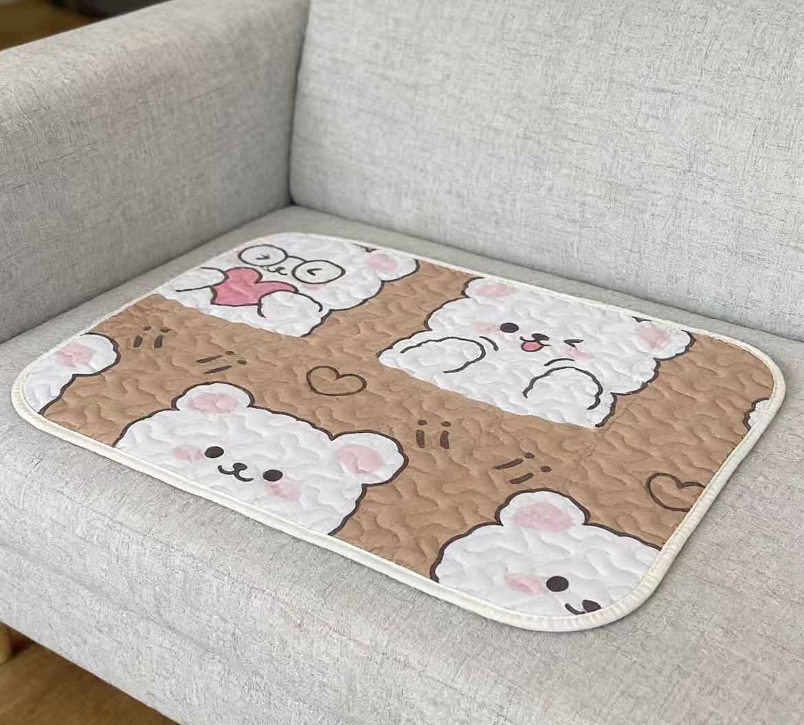 All-Season Pet Pillow Bed Mat — Soft Sleep Mat for Dogs & Cats at Home & in the Car