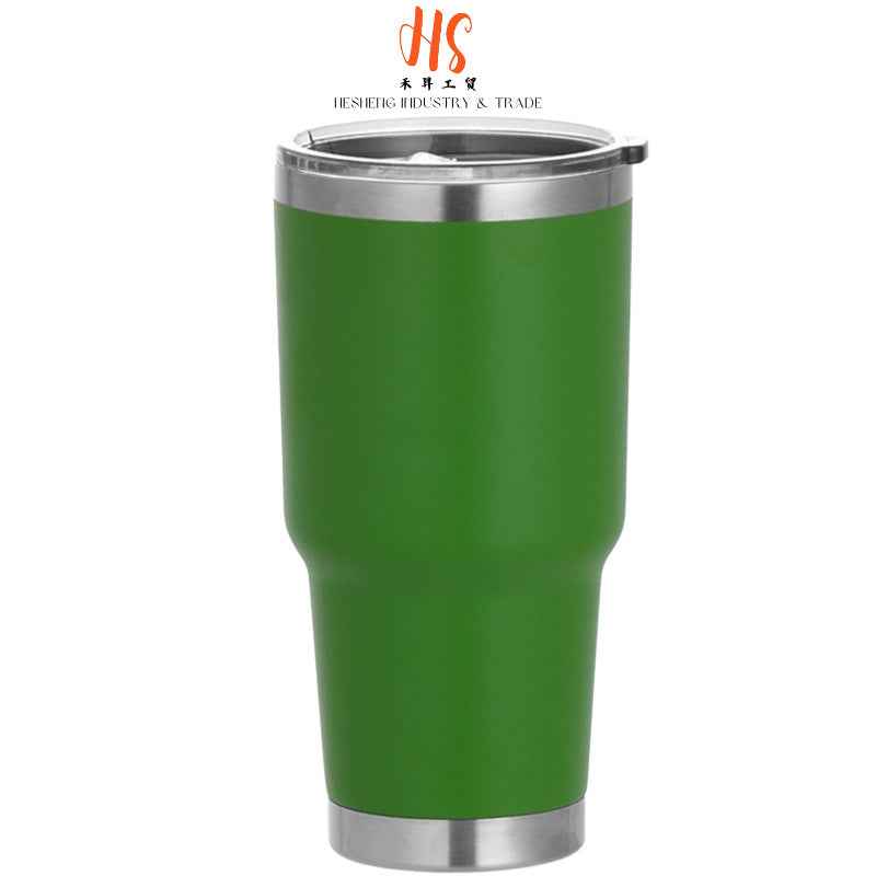 30oz Insulated Straw Tumbler — Double-Wall Vacuum 304 Stainless Steel Car Cup | 18 Colors