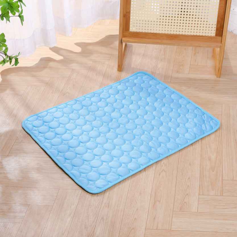 Ice Silk Pet Cooling Mat — Breathable Summer Sleep Mat & Cat Nest for Dogs & Cats