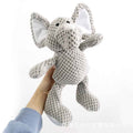 Squeaky Elephant Plush Dog Toy — Soft Bite-Resistant Chew Toy for Dogs