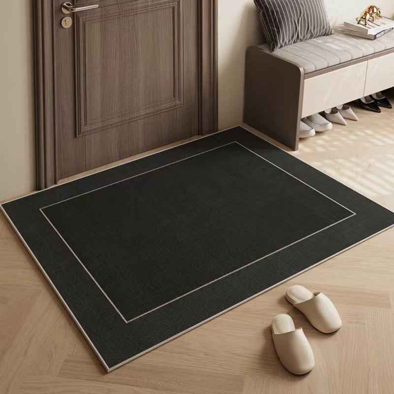 Luxury Velvet Entrance Mat — Cuttable Anti-Slip Door Mat for Porch & Entryway