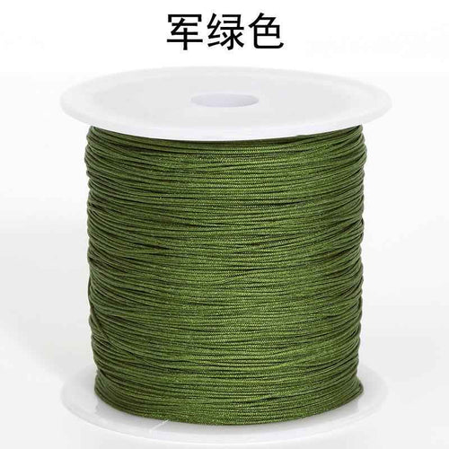 0.4mm Jade Braiding Cord — Extra Fine DIY Thread for Bracelets, Necklaces & Beading