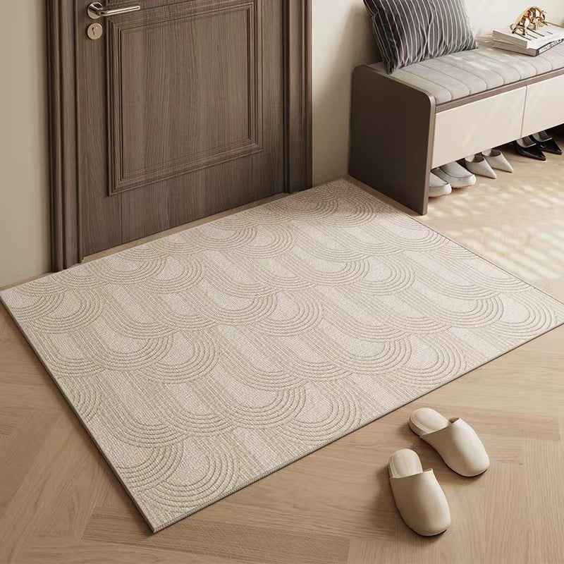Luxury Velvet Entrance Mat — Cuttable Anti-Slip Door Mat for Porch & Entryway