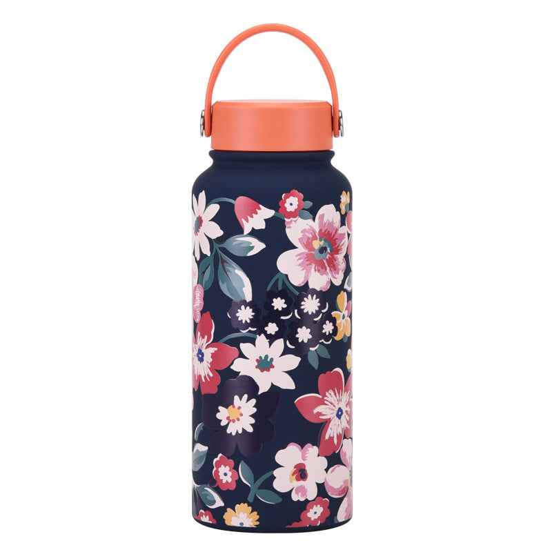 1L Wide-Mouth Insulated Water Bottle — Vacuum Sports Bottle for Women | 100+ Colors