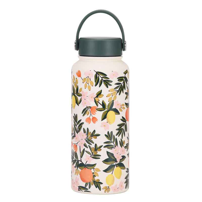 1L Wide-Mouth Insulated Water Bottle — Vacuum Sports Bottle for Women | 100+ Colors