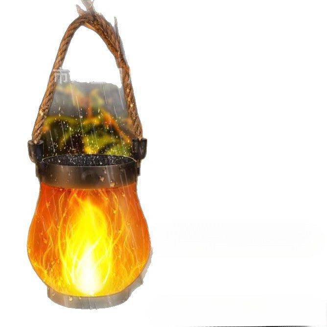 New Product Flickering Flame Garden Lamp