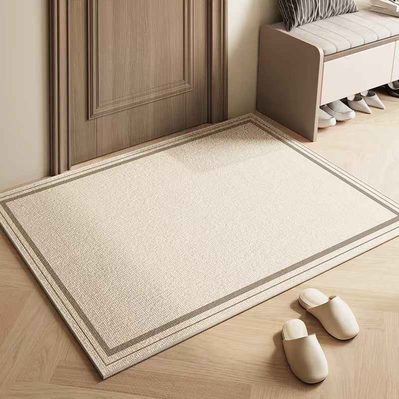 Luxury Velvet Entrance Mat — Cuttable Anti-Slip Door Mat for Porch & Entryway