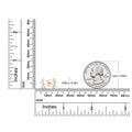 925 Sterling Silver Moissanite-Style Crystal Earrings