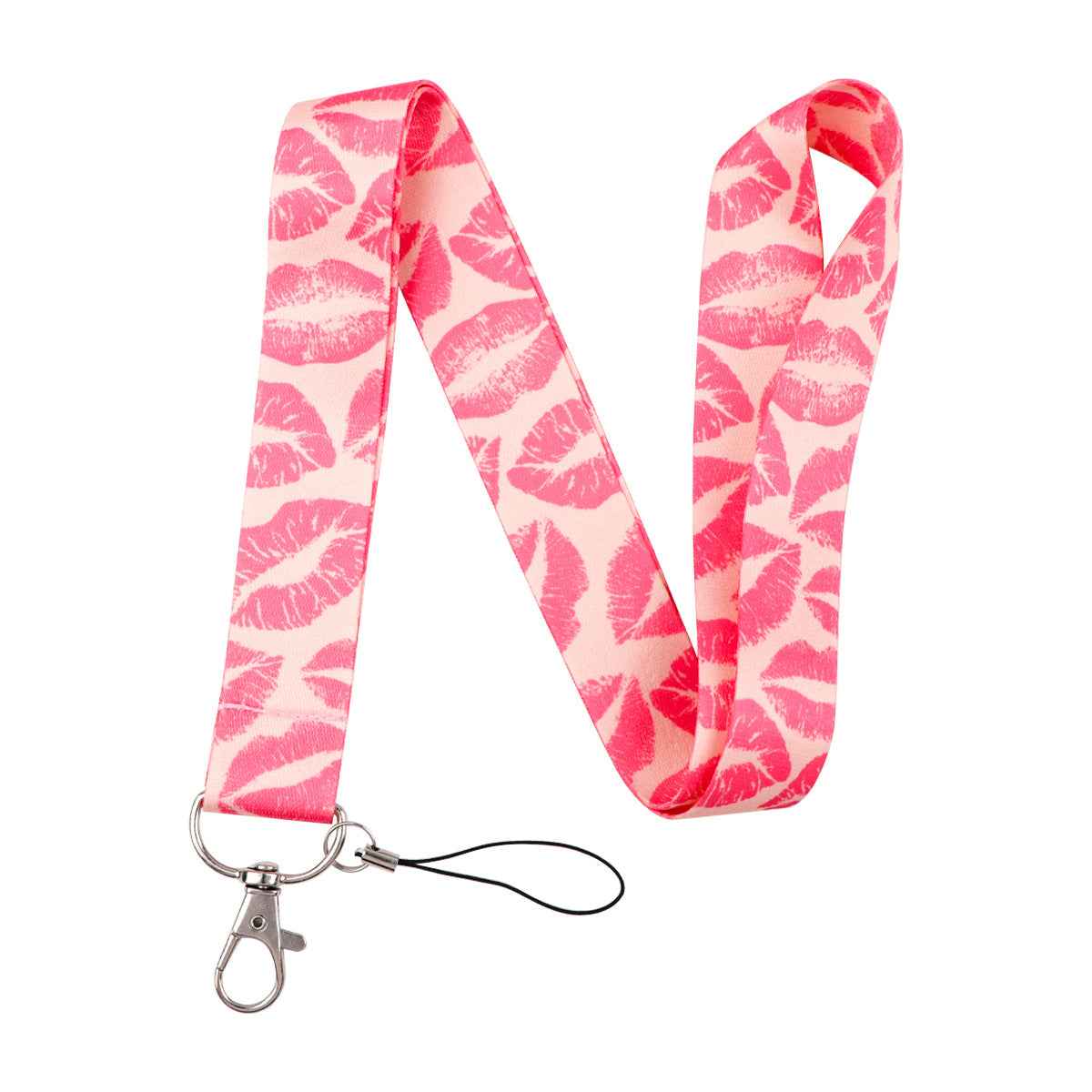 Polyester Card Holder Keychain — Slim Lanyard Wallet for Cards & Keys