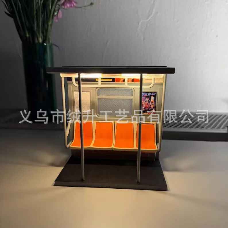 Decorative Booth Table Lamp — Ambient Night Light for Home & Desk